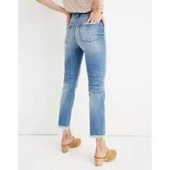 Madewell Perfect Vintage Jean in Parnell Wash Distressed Size 26 - Picture 6 of 8